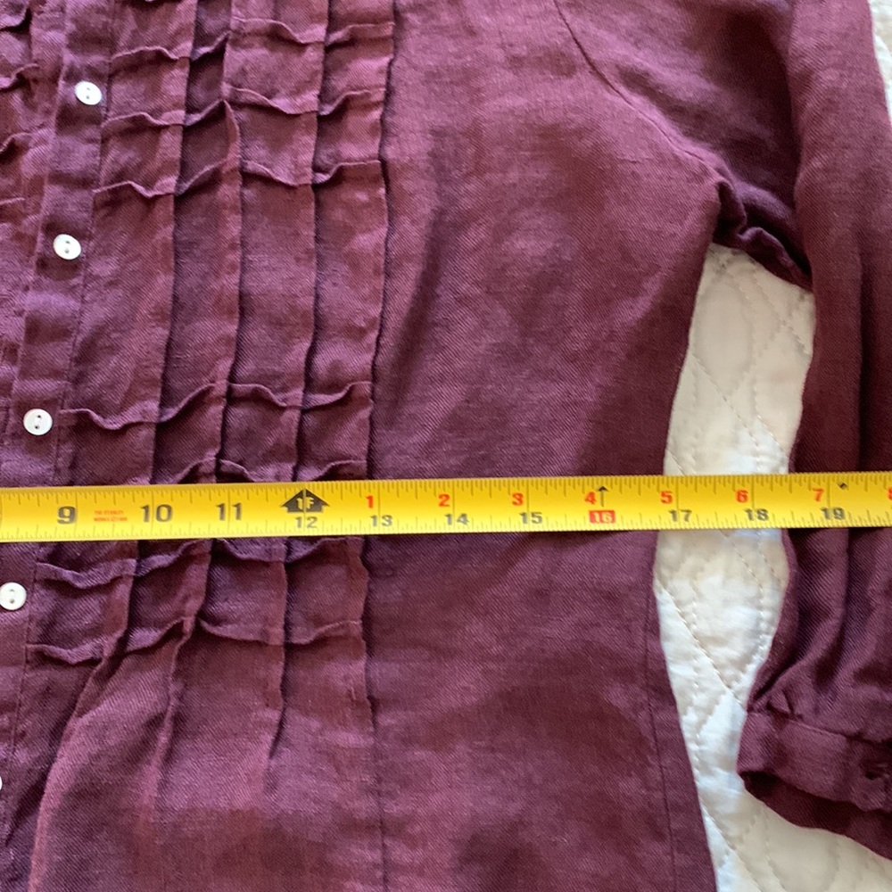 Studio M Linen Blouse - Picture 6 of 10